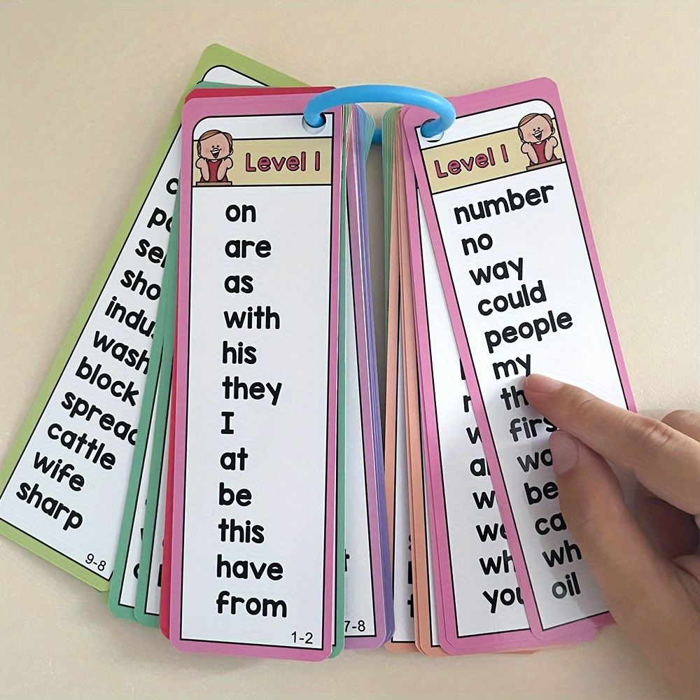Kids Educational Games Learn English - Lustige Lernaktivität mit doppelseitigen Karten, 1000