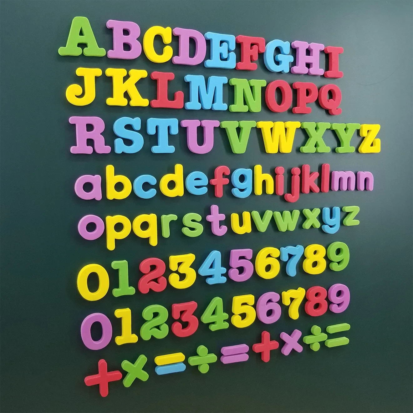 Magnetic Letter Board - Magnetische Buchstaben, Zahlen, Alphabet, ABC 123,