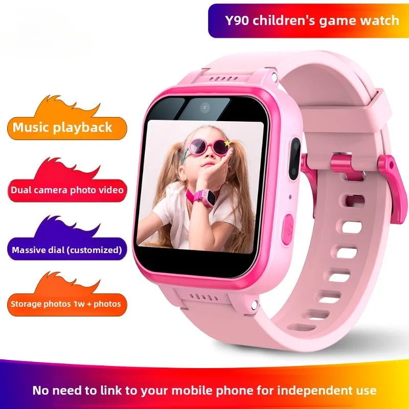 Kids Educational Watch - Kinderspiele, Telefonuhr, Y90, Unterhaltung, Musik, Funktion,