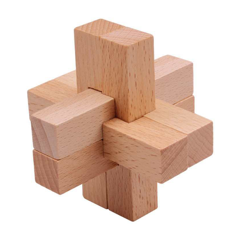Kids Education Fun - Luban-Puzzle aus Holz für Erwachsene und