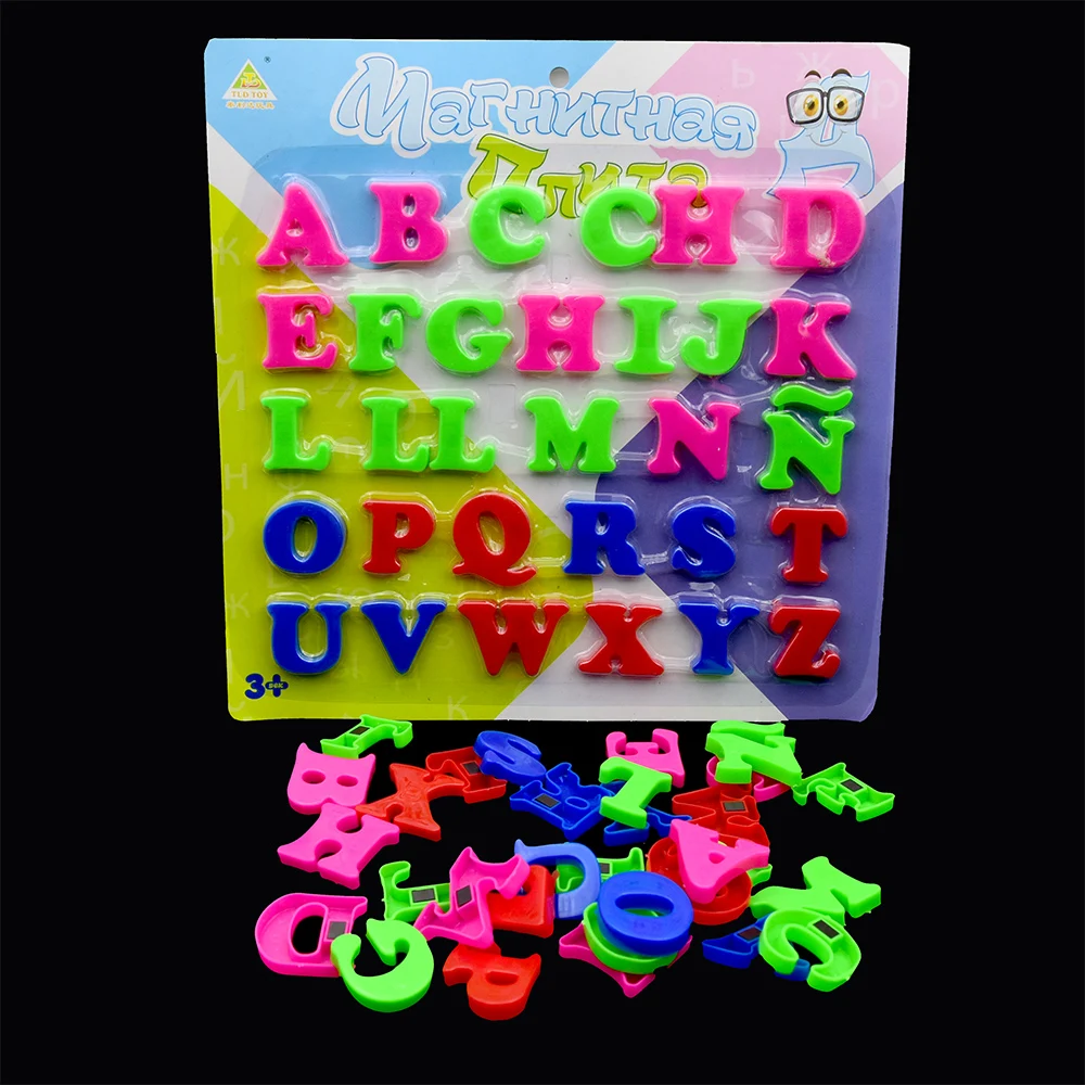 Magnetic Letter Board - Spanische Magnete Kühlschrank Alphabet ABC Magnetische