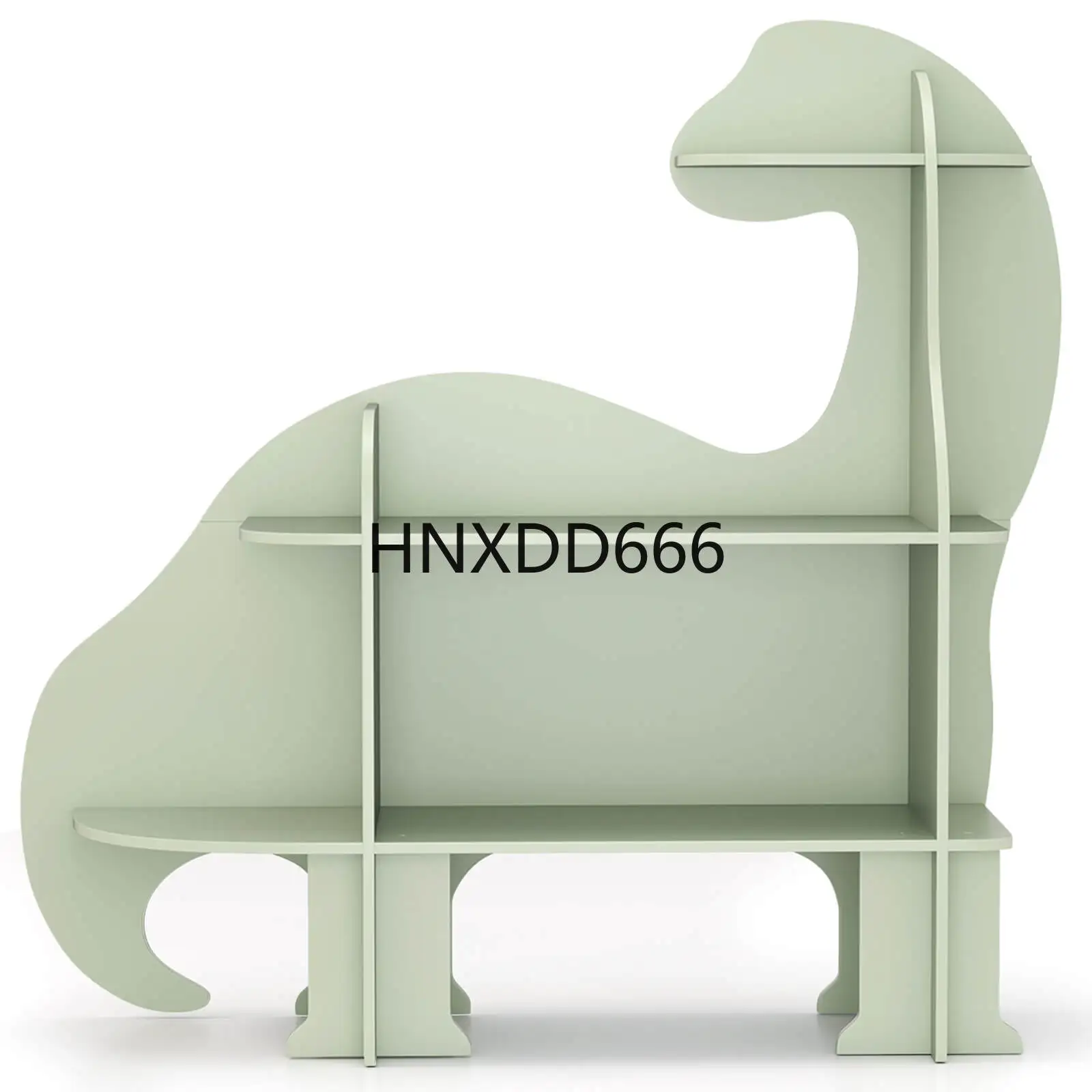Montessori Shelf Toy - 3-stufiges Dinosaurier-Kinderregal Spielzeug-Aufbewahrungsorganizer Montessori-Bücherregal