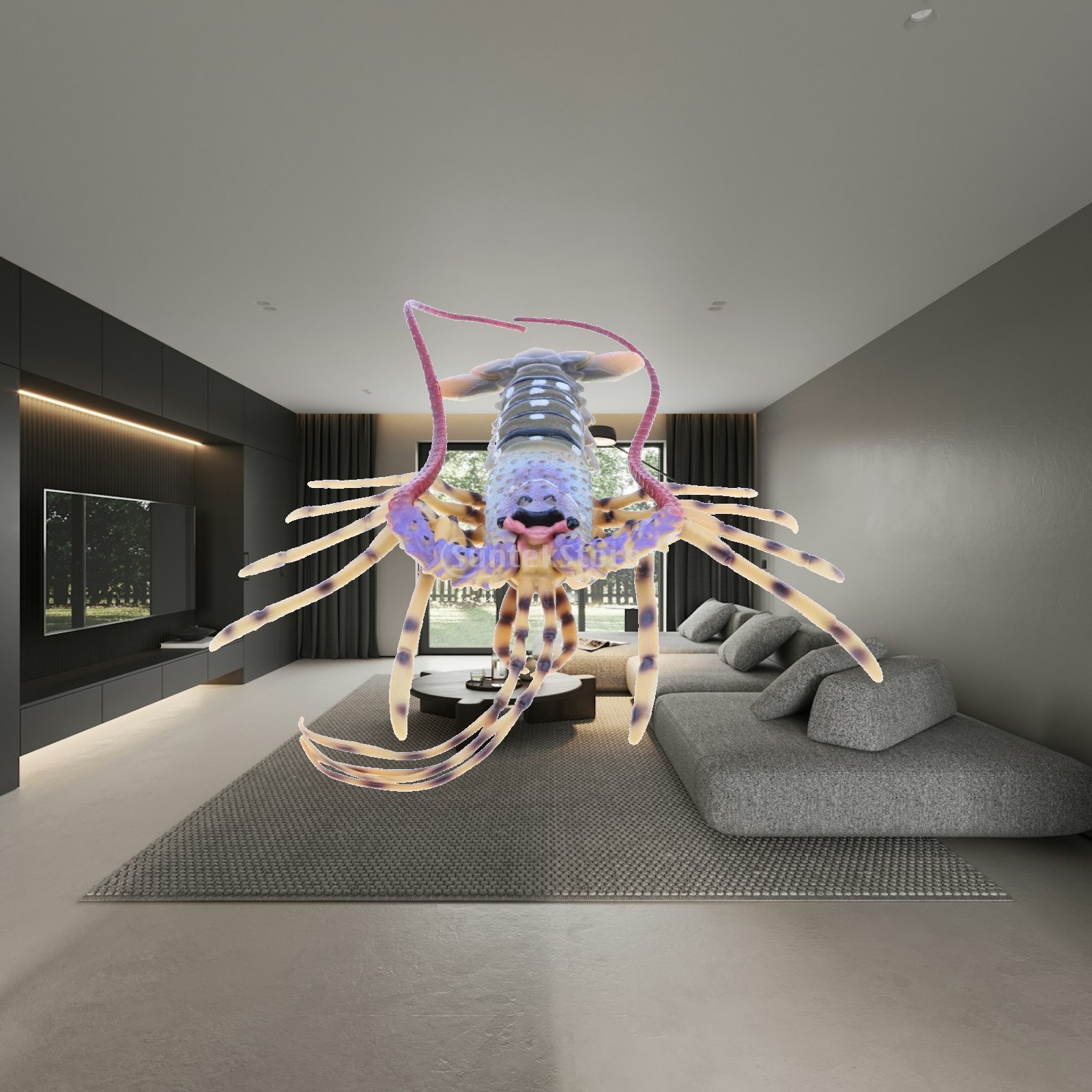 Kids Education Desk - Hummer-Modell Meeres-Tierfiguren aus Kunststoff Lehrreiches Spielzeug