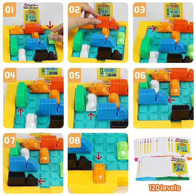 Verkehrsstau-Logikspiel, Auto- – Kids Education Desk Bewertung und Preis
