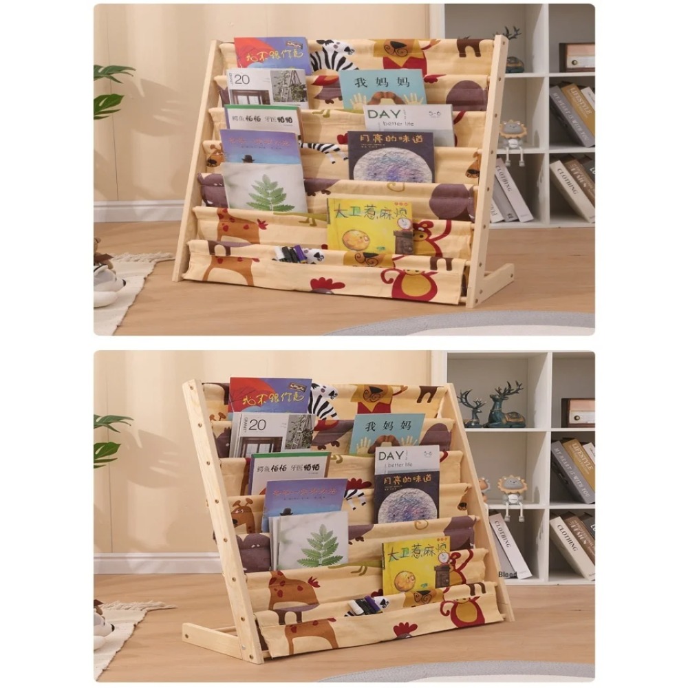 Holz-Bücherregal, Mehrstöckige – Montessori Shelf Toy Bewertung und Preis