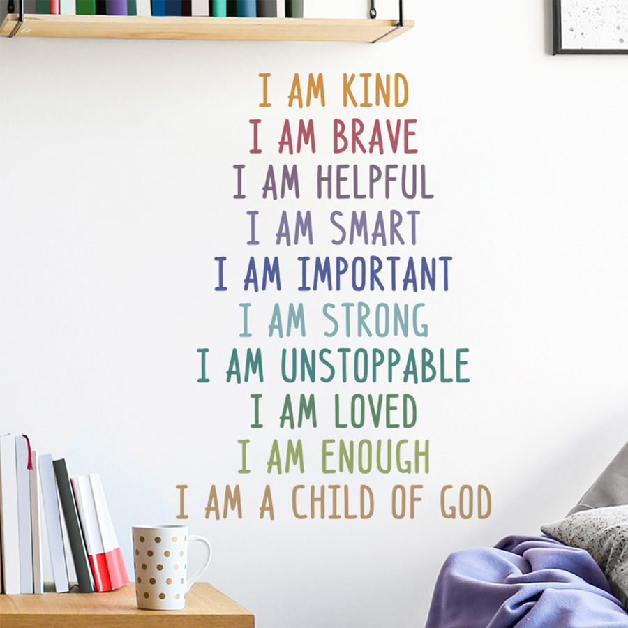 Positive Kid Classroom Wandbil – Kids Education Motivation Bewertung und Preis