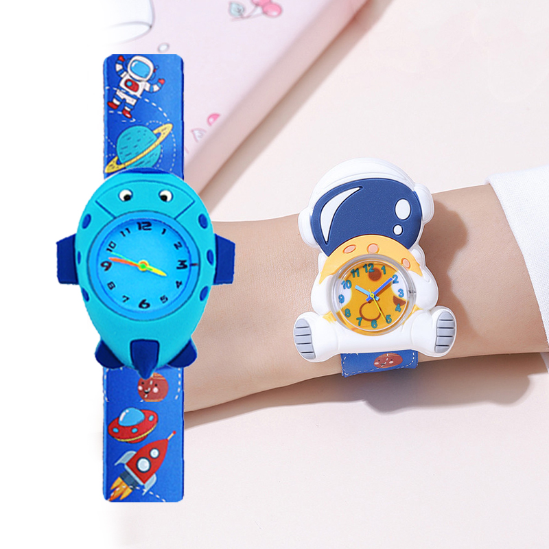 Cartoon-Astronaut Kinder-Schna – Kids Educational Watch Bewertung und Preis