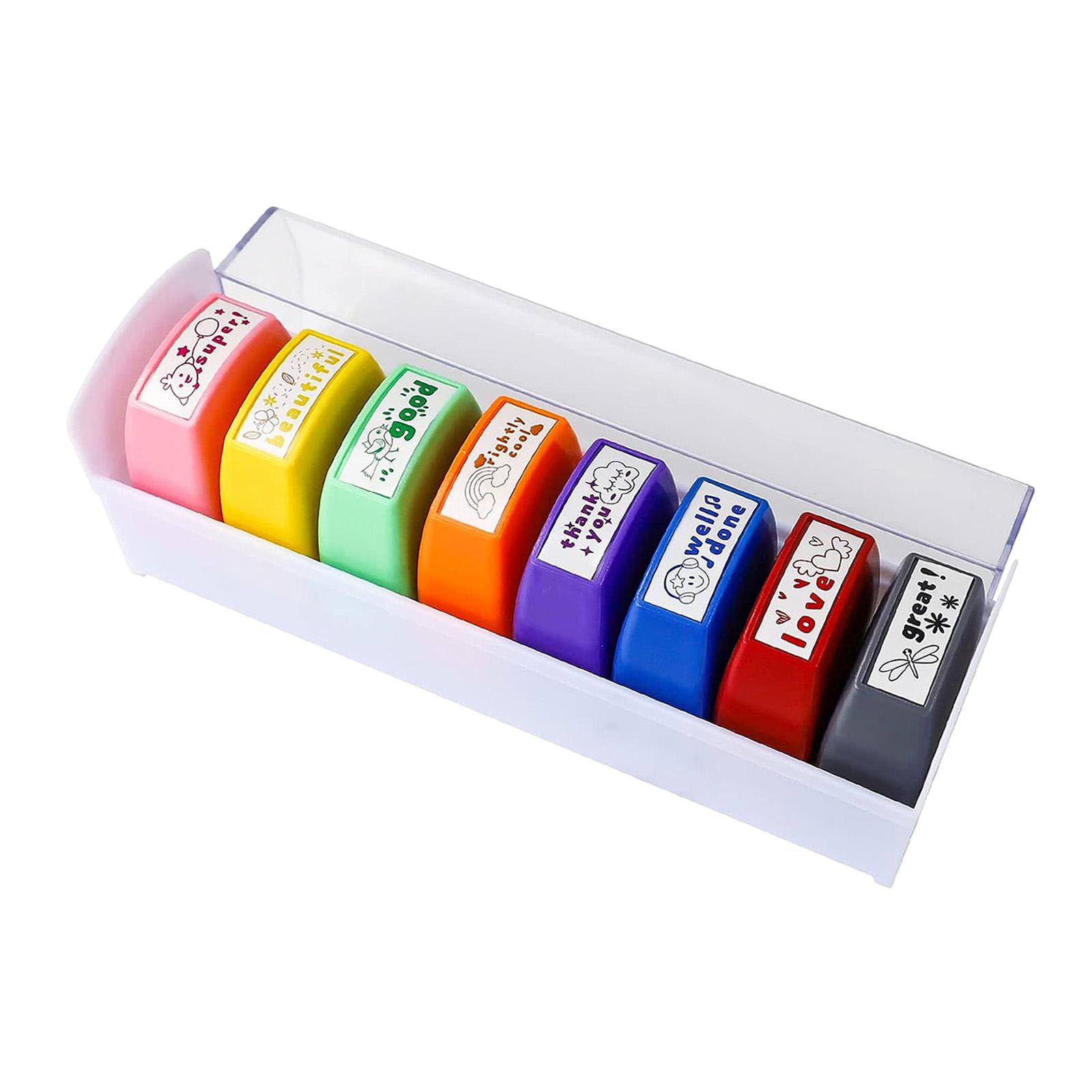 8x Lehrer-Stempelset, ermutige – Kids Education Motivation Bewertung und Preis