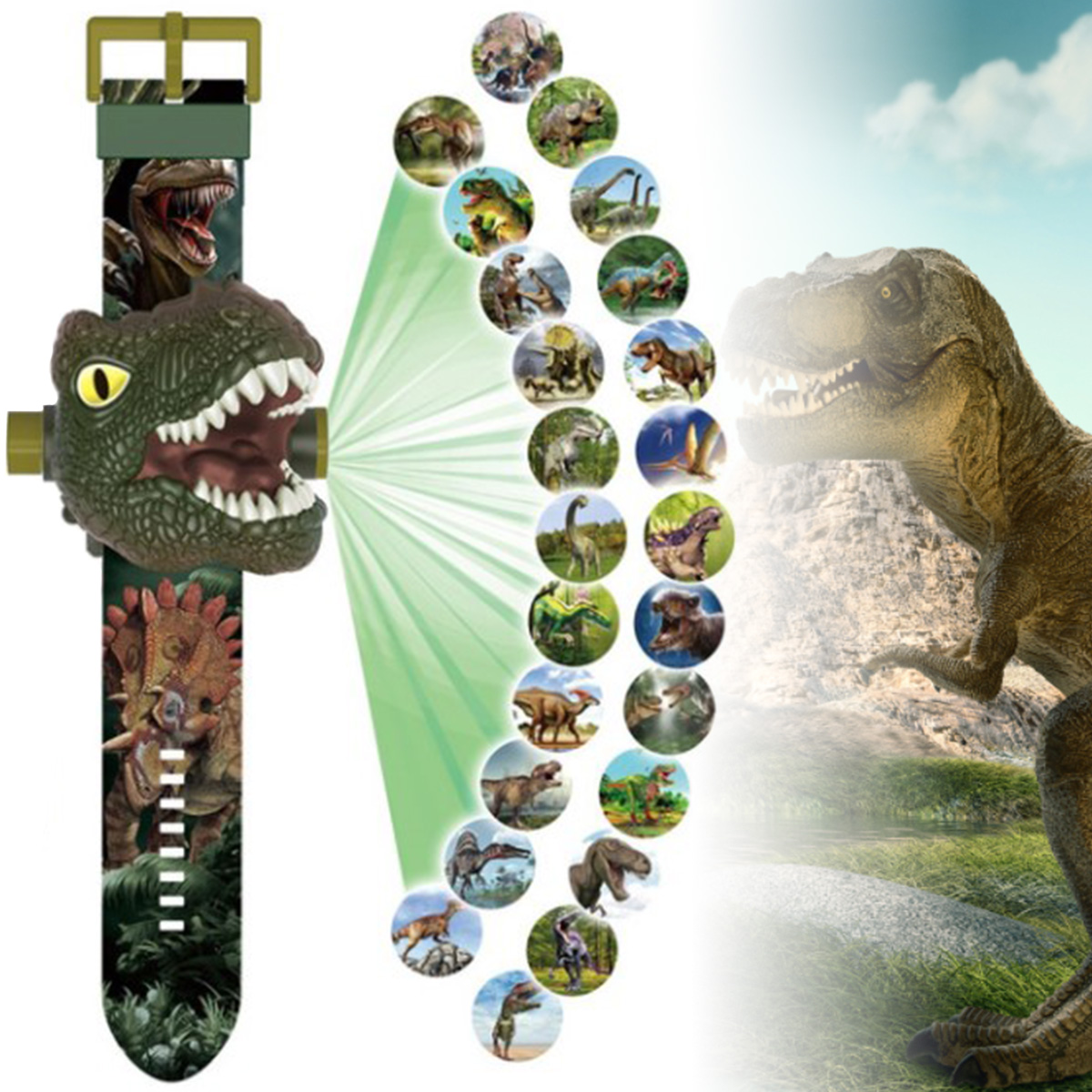 Kinder Dinosaurier Projektion  – Kids Educational Watch Bewertung und Preis