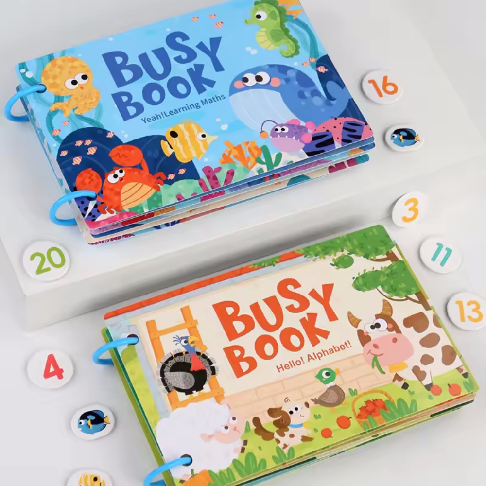 Beschäftigt Buch Aufkleber Ruh – Kids Educational Games Learn English Bewertung und Preis