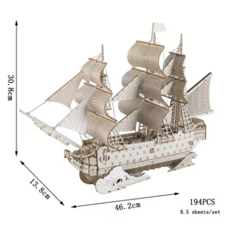 DIY Segelschiff Spielzeug 3D H – Kids Education Desk Bewertung und Preis
