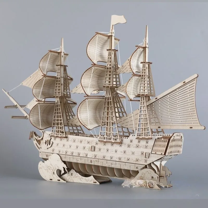 DIY Segelschiff Spielzeug 3D H – Kids Education Desk Bewertung und Preis