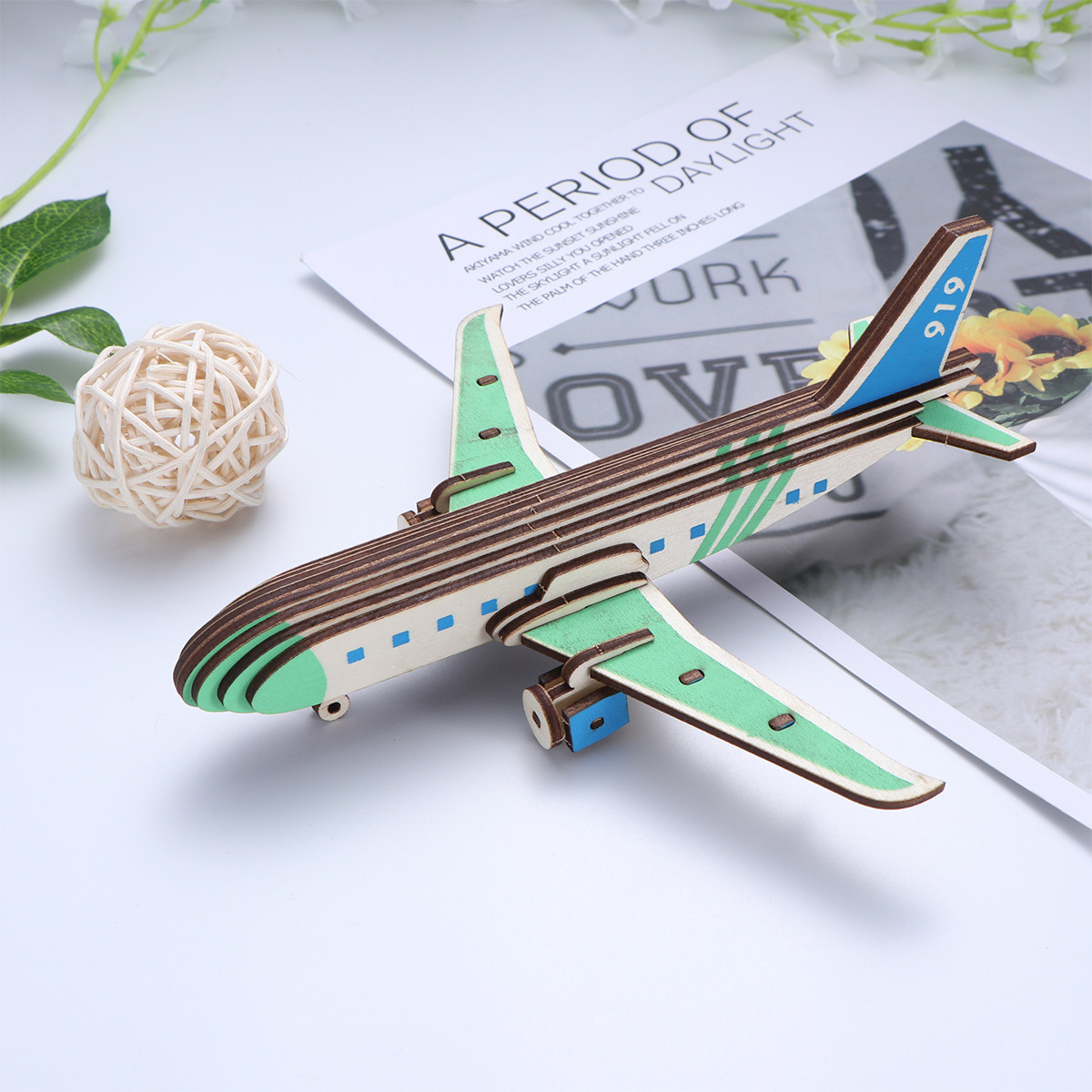 Hölzernes 3D-Puzzle Passagierf – Kids Education Desk Bewertung und Preis