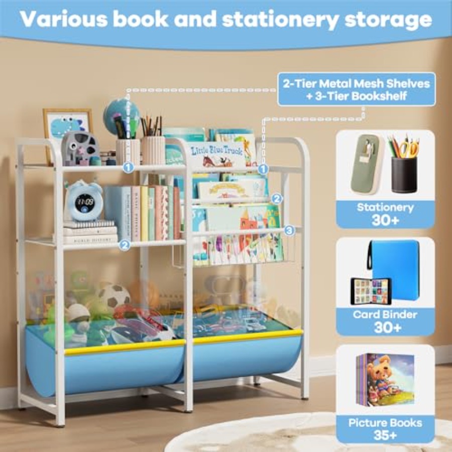 3-in-1 Bücherregal und Spielze – Montessori Shelf Toy Bewertung und Preis