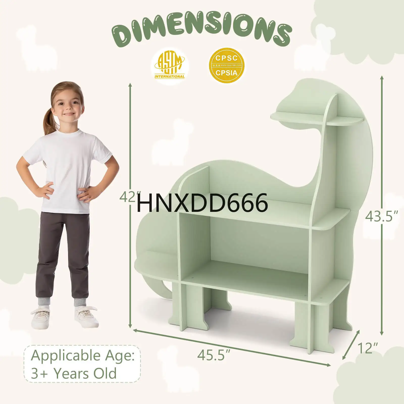 3-stufiges Dinosaurier-Kinderr – Montessori Shelf Toy Bewertung und Preis