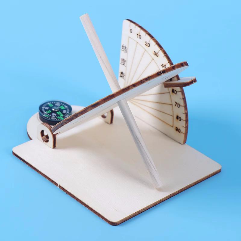 1 PCS DIY Äquatoriale Sonnenuh – Kids Education Desk Bewertung und Preis