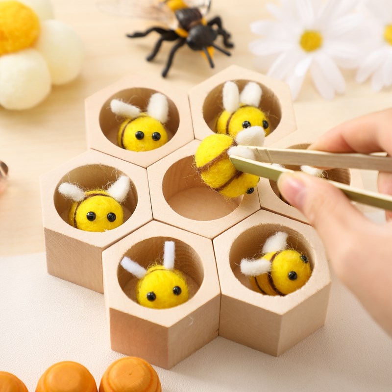Sensorisches Bienenspielzeug f – Montessori Shelf Toy Bewertung und Preis