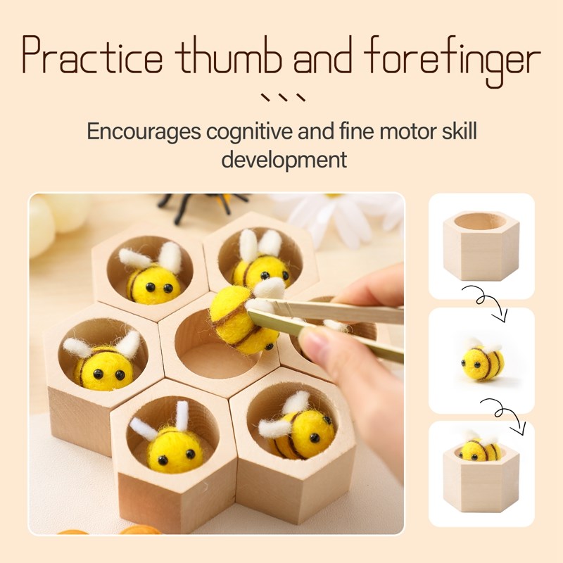 Sensorisches Bienenspielzeug f – Montessori Shelf Toy Bewertung und Preis