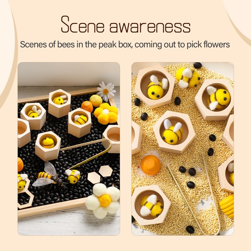 Sensorisches Bienenspielzeug f – Montessori Shelf Toy Bewertung und Preis