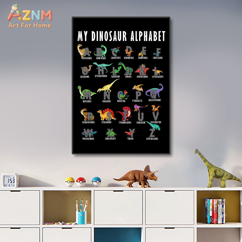AZNM Dinosaurier-Alphabet-Lein – Kids Education Background Bewertung und Preis
