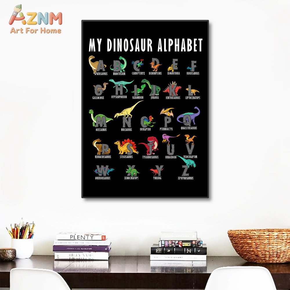 AZNM Dinosaurier-Alphabet-Lein – Kids Education Background Bewertung und Preis