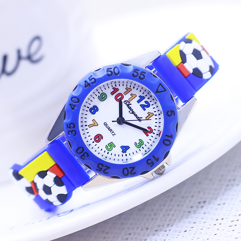 2026 Modische 3D-Fußball-Quarz – Kids Educational Watch Bewertung und Preis