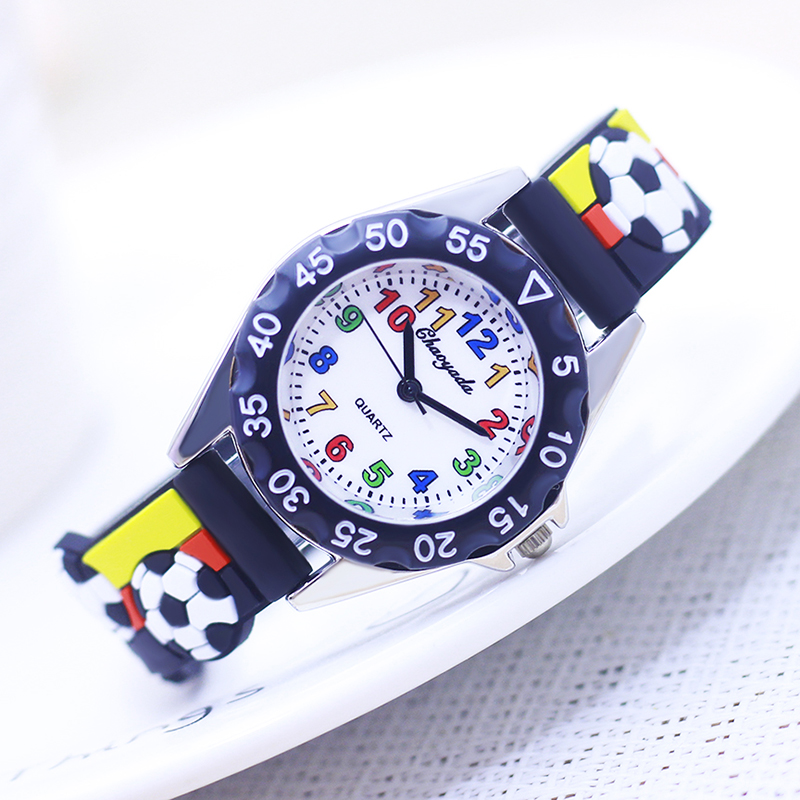 2026 Modische 3D-Fußball-Quarz – Kids Educational Watch Bewertung und Preis