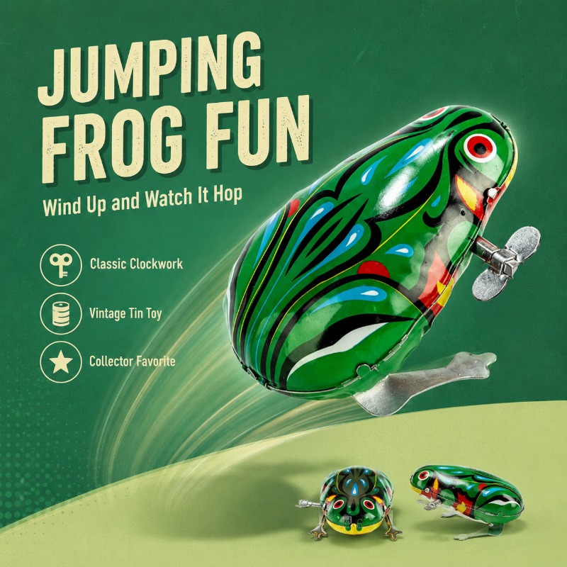 Traditionelles Aufzieh-Sprungf – Kids Education Fun Bewertung und Preis