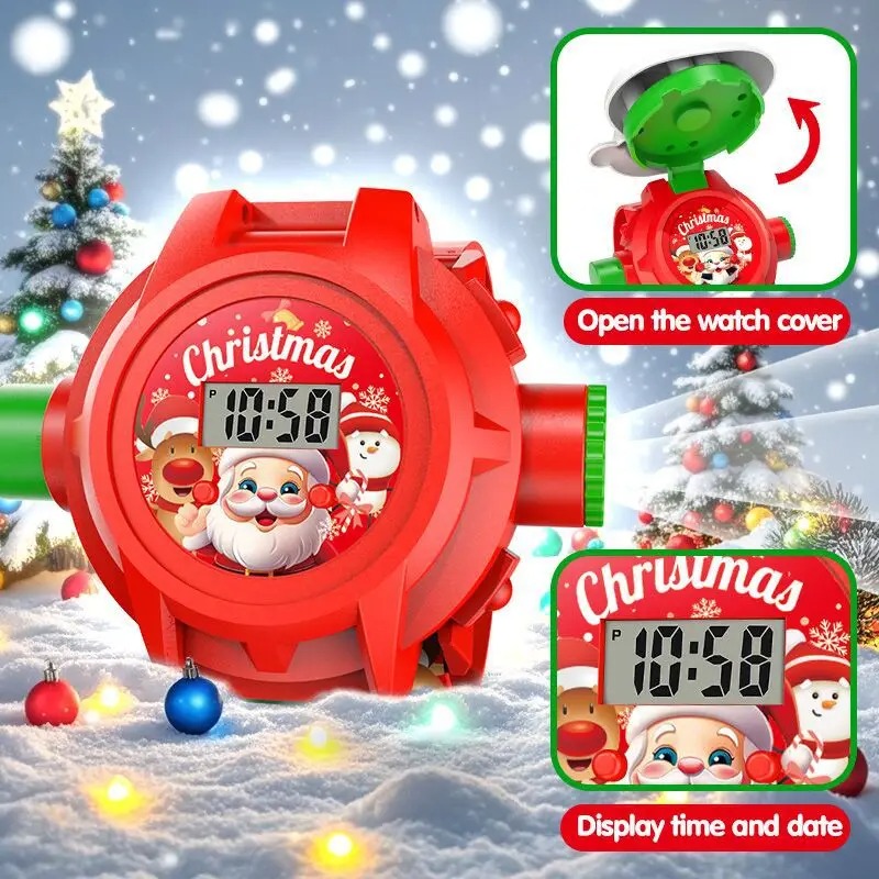 Weihnachts-Projektionsuhr für  – Kids Educational Watch Bewertung und Preis