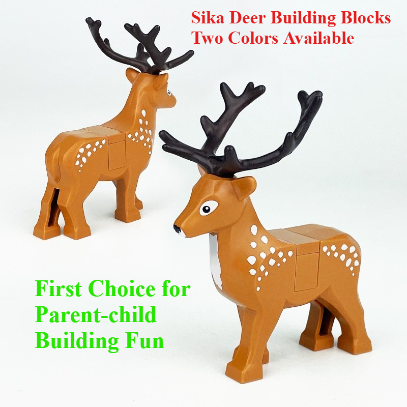 MOC Mini Sikahirsch Bausteine  – Kids Education Desk Bewertung und Preis