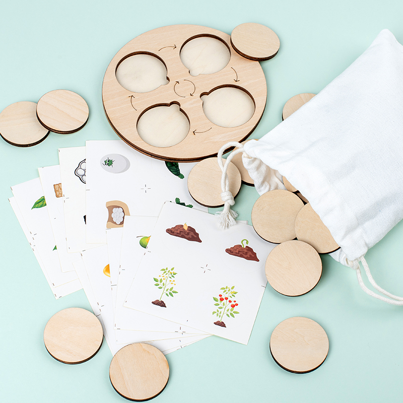 Lebenszyklusbrett, Montessori- – Montessori Shelf Toy Bewertung und Preis