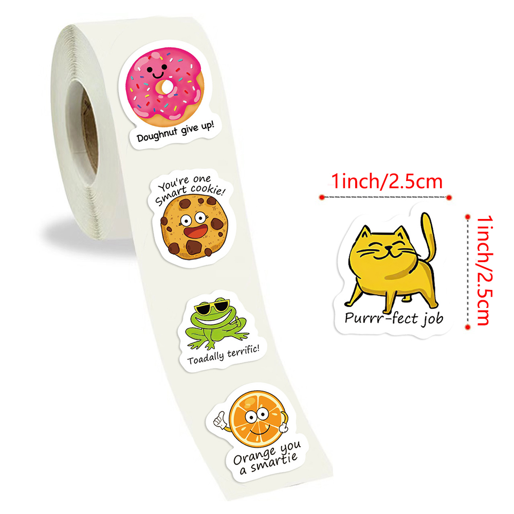 100–500 Stück niedliche Aufkle – Kids Education Motivation Bewertung und Preis