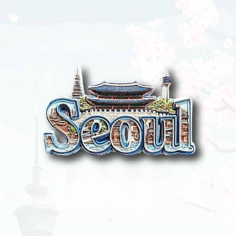 Seoul Gyeongbokgung & Namsan T – Magnetic Letter Board Bewertung und Preis