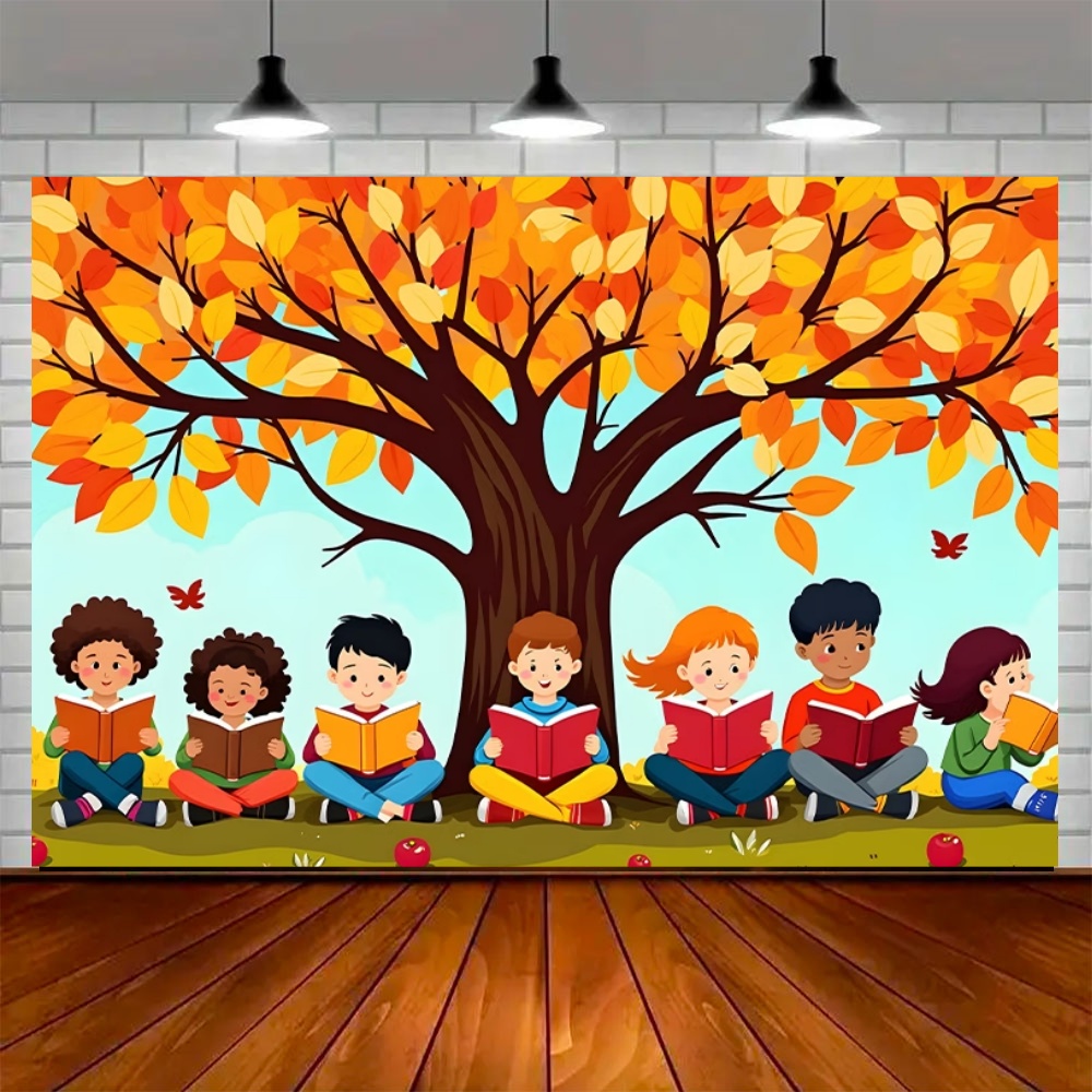 Weltweiter Herbst-Lesetag Part – Kids Education Background Bewertung und Preis