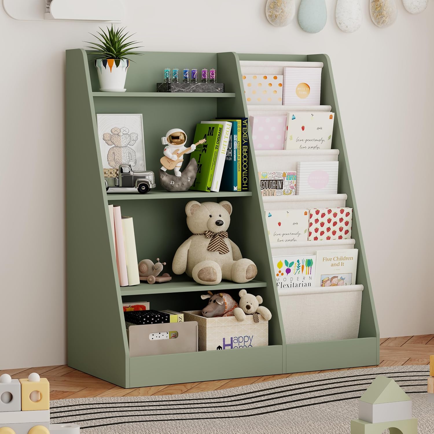 2-IN-1 Kinder-Bücherregal und  – Montessori Shelf Toy Bewertung und Preis