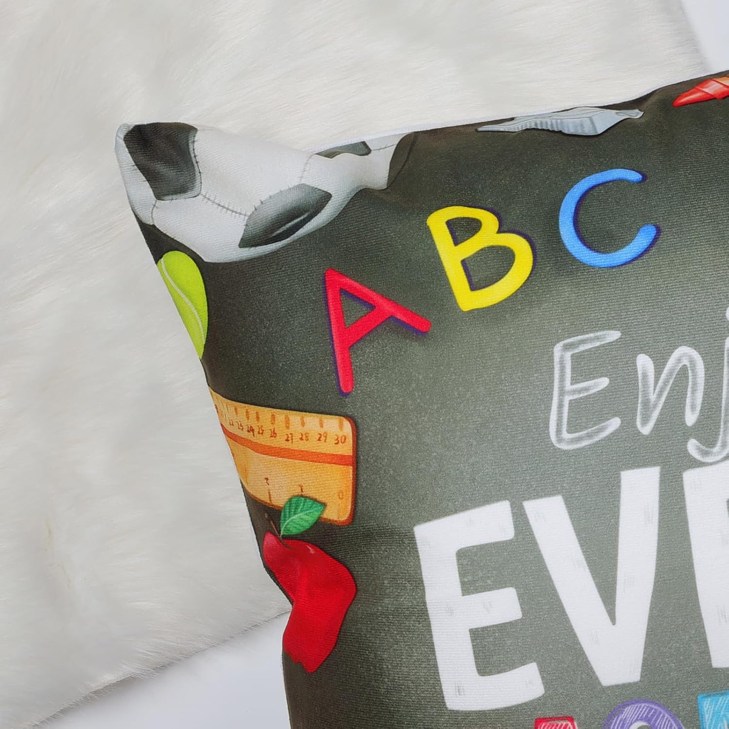 4er-Pack Kissenbezüge für den  – Kids Education Motivation Bewertung und Preis